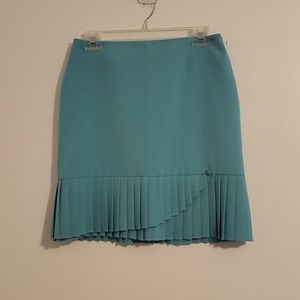 3 for $15 SC Collection Blue, Pleated Hem Mini Skirt
